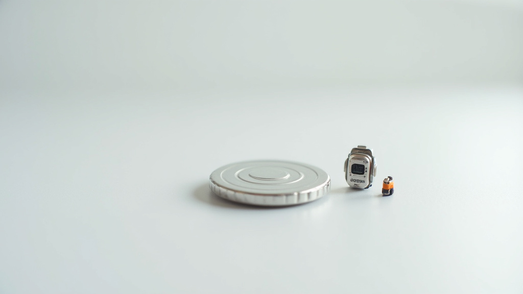 Différents appareils utilisant la pile CR2450 : télécommande, montre, capteur