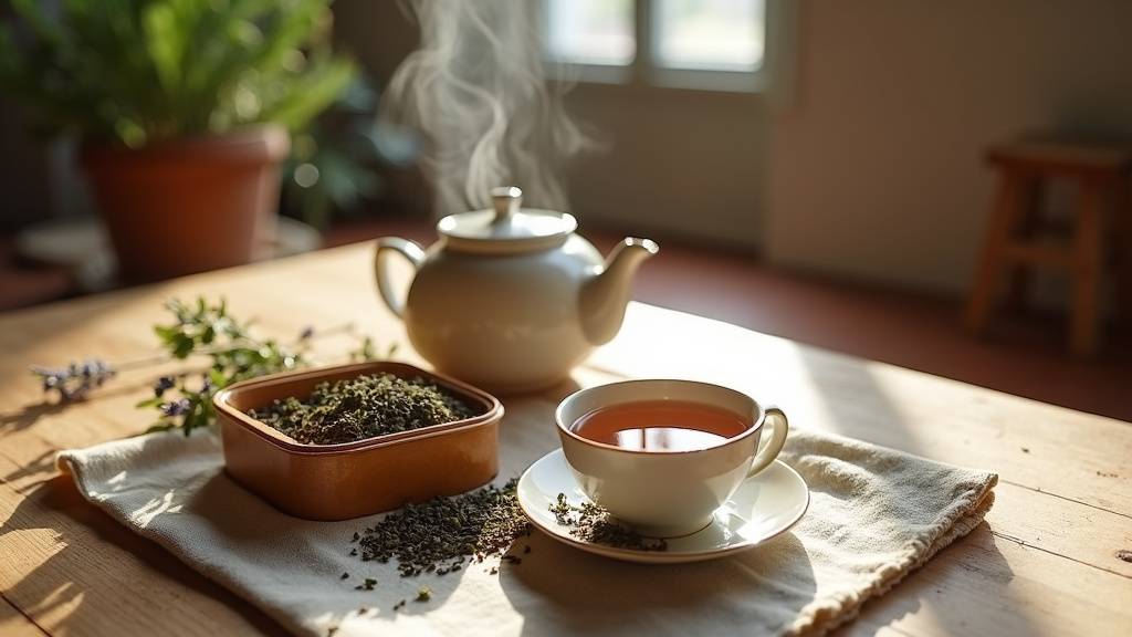 Comparaison de différents types de boîtes à thé : métal, verre, céramique