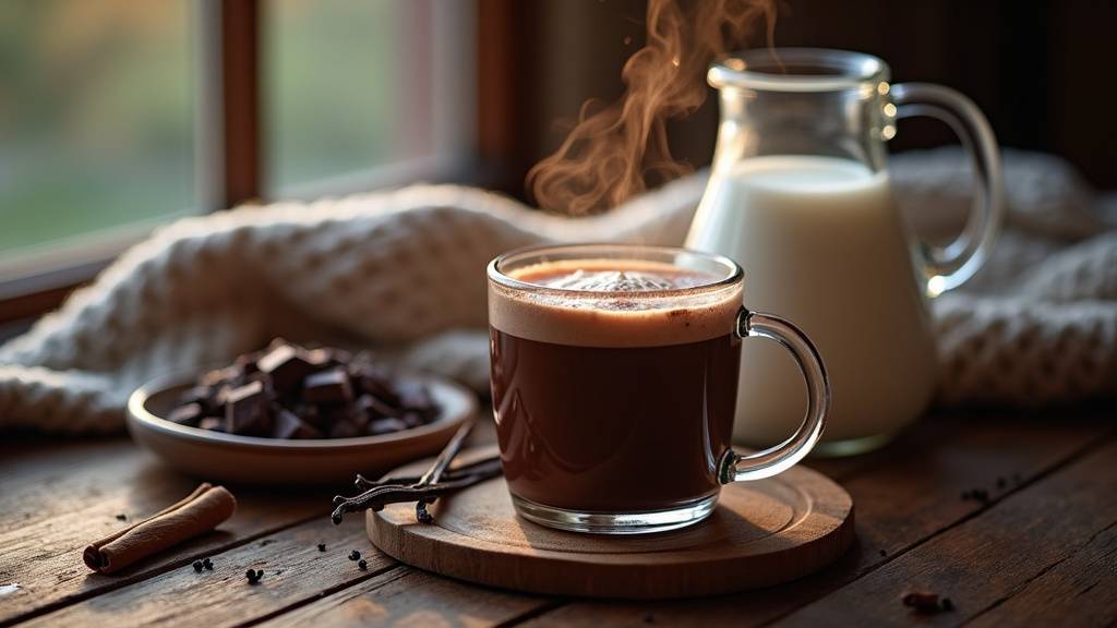 Chocolat noir en morceaux prêts à être fondus dans une casserole