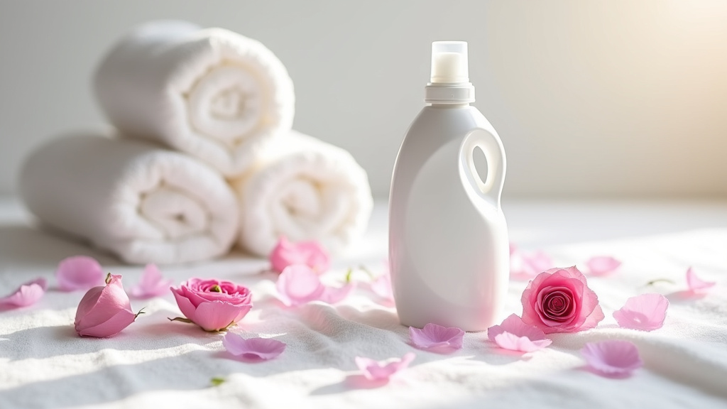 Rayon de supermarché avec différentes bouteilles d'adoucissant Lenor en vente