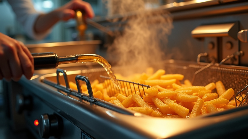 Comparaison entre friteuse électrique et friteuse à gaz montrant la différence de réactivité