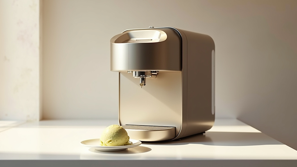 Machine à glace italienne professionnelle en acier inoxydable avec distributeur de glace