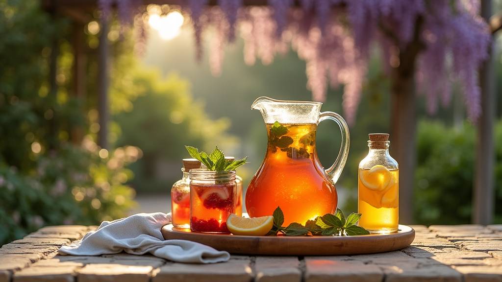 Coffret de thés glacés avec différentes saveurs et infusions