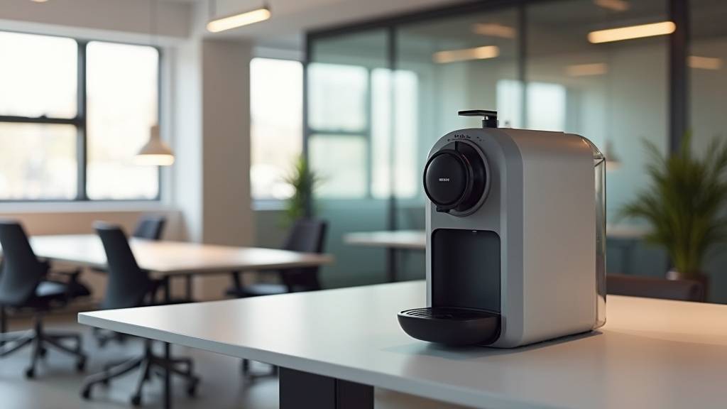 Détail du design sobre et moderne de la Necta Koro Prime