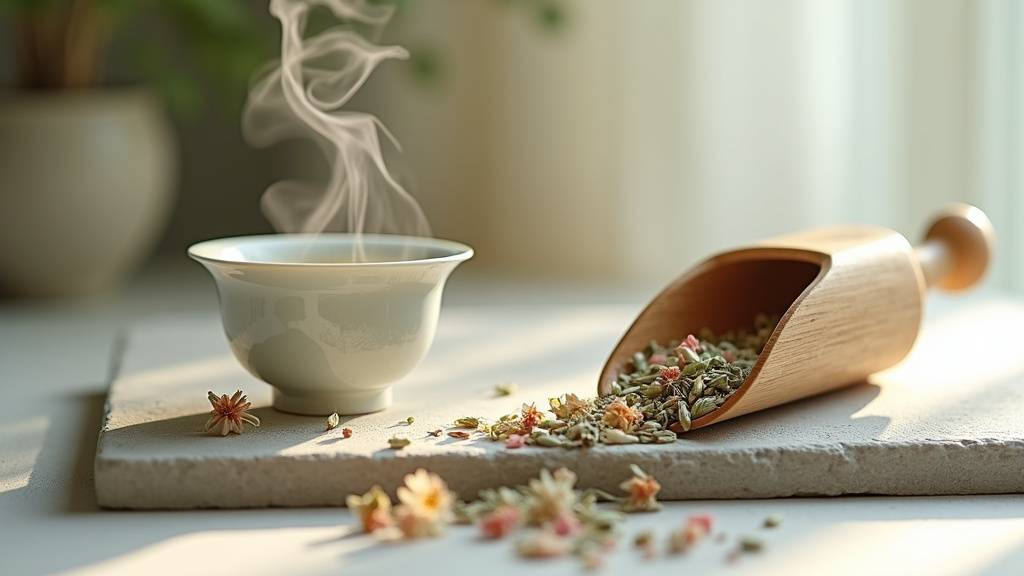 Feuilles de thé blanc délicates avec duvet argenté caractéristique