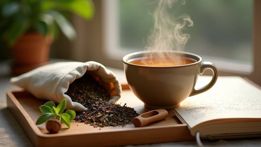 Feuilles de thé Geroshi fraîchement récoltées