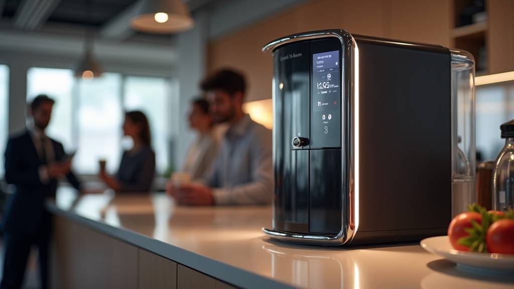 Intérieur de la machine Necta Krea Prime ES montrant les composants techniques