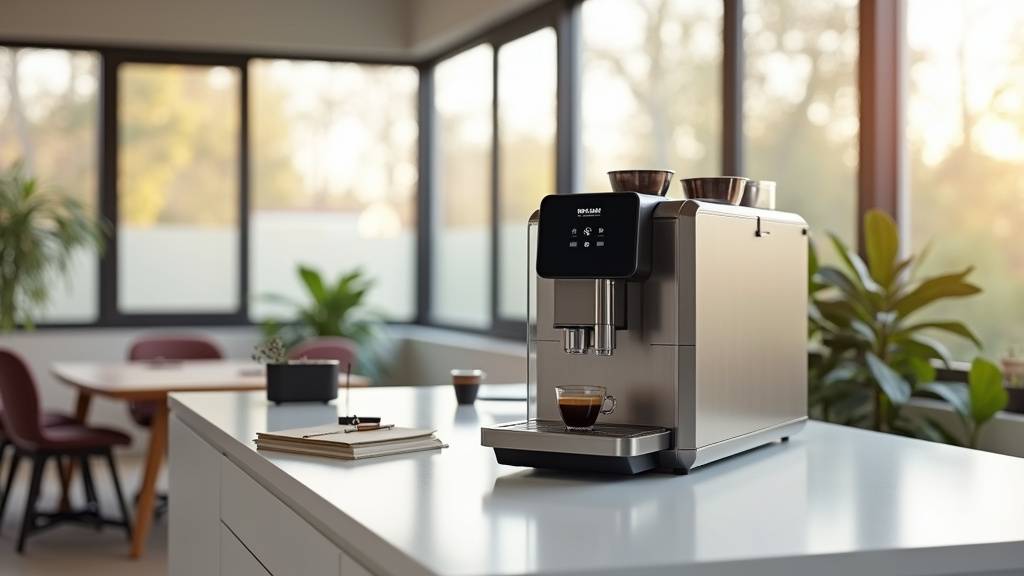 Machine à café Necta Krea Touch dans un environnement de bureau moderne