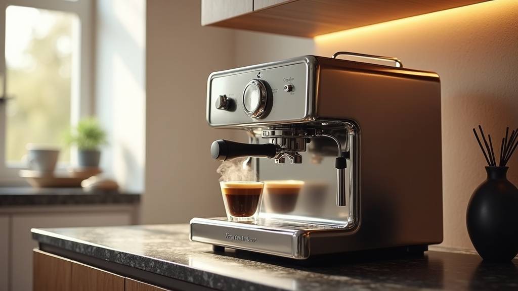 Machine à café Victoria Arduino E1 Prima en acier inoxydable avec design épuré