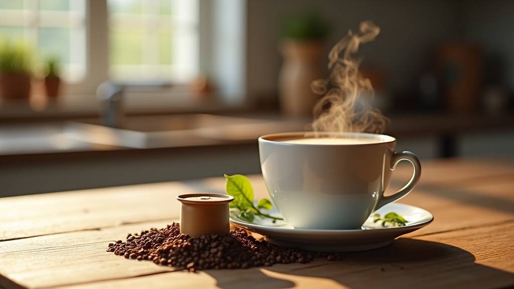 Machine Nespresso avec capsules décaféinées