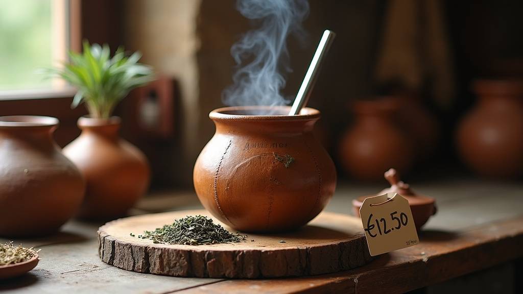 Sachet de maté vert bio de 50g avec des feuilles séchées à la main