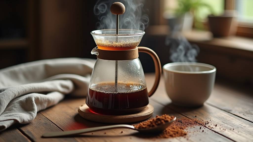 Différentes granulométries de café moulu pour cafetière à piston