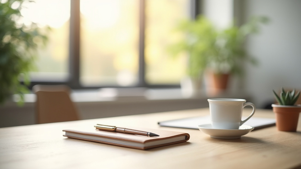Espace de bureau moderne avec mobilier ergonomique et fournitures de qualité