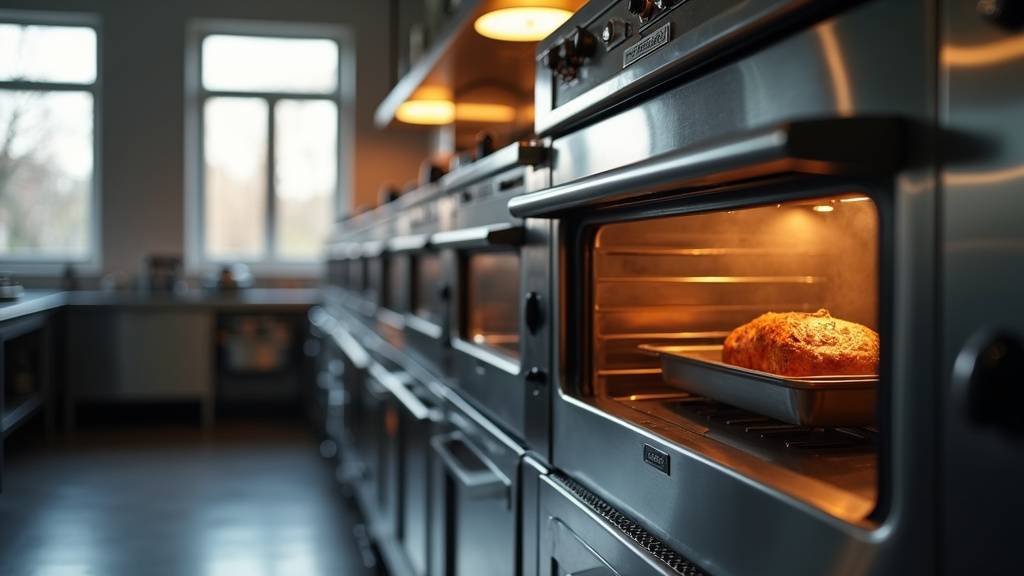 Détails techniques du four Smeg Alfa43X : commandes, double vitrage et intérieur en émail